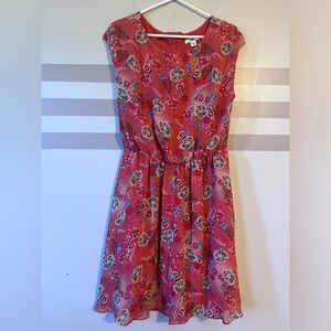 Cato Pink Floral Mini dress